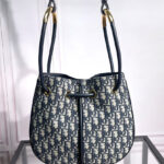 Christian Dior Medium Dior Nolita Bag Dark Blue